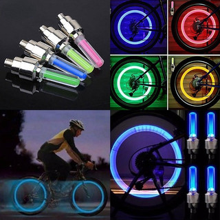 Đèn LED neon gắn bánh xe đạp/ xe máy - Đèn van xe