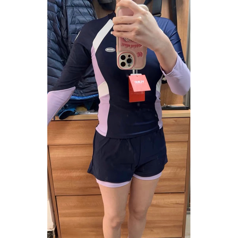 Đồ bơi nữ hãng YLIKE bikini dài tay kiểu dáng thể thao sành điệu XC01