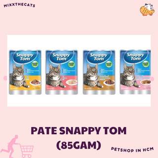 Pate - Thức ăn cho mèo Snappy Tom Grain free 85gr