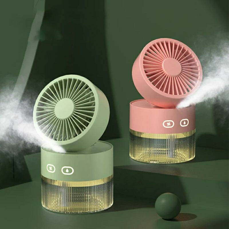 Quạt mini TEKKIN TI-318 kiêm phun sương tạo ẩm dung tích 350ML