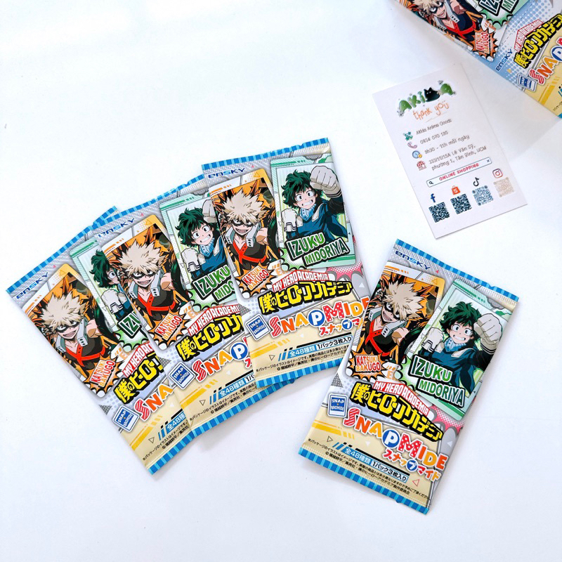 Thẻ nhân phẩm - snapmide vol 1 - my hero academia
