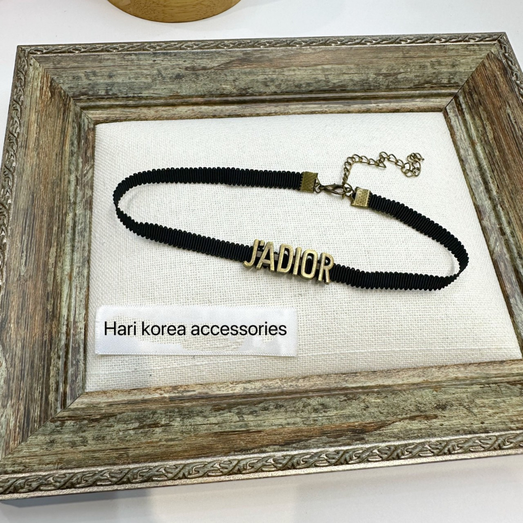 Choker da cá tính vòng Cổ dior jadior mặt đá dây chuyền thời trang phụ kiện hot trend trang sức Hari Korea Accessories