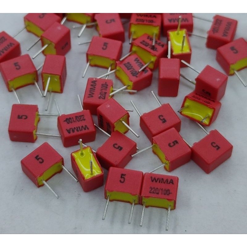 Tụ Wima 220pF, 221 100V FKP2