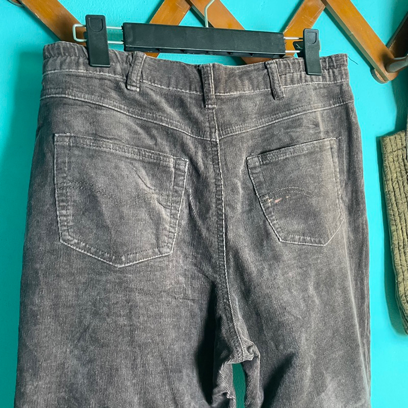 Quần nhung tăm secondhand  phong cách Retro, Vintage giá rẻ