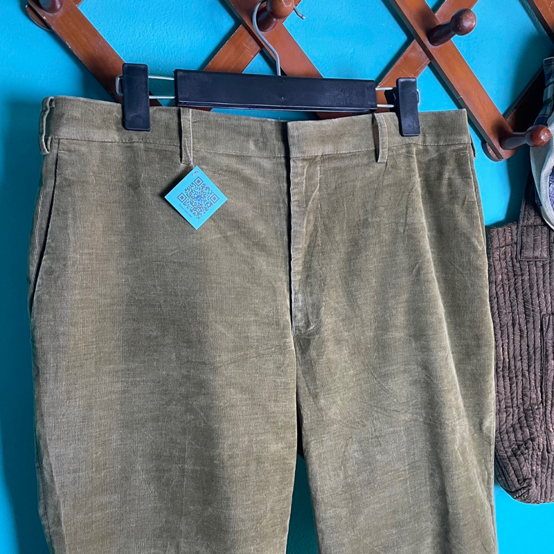 Quần nhung tăm secondhand  phong cách Retro, Vintage giá rẻ