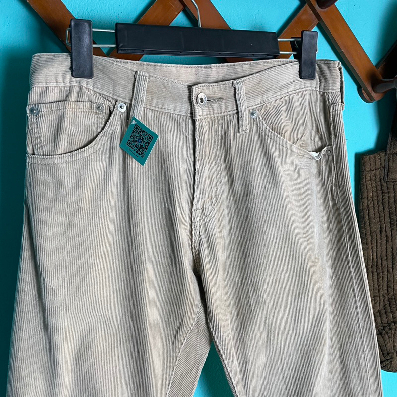 Quần nhung tăm secondhand  phong cách Retro, Vintage giá rẻ