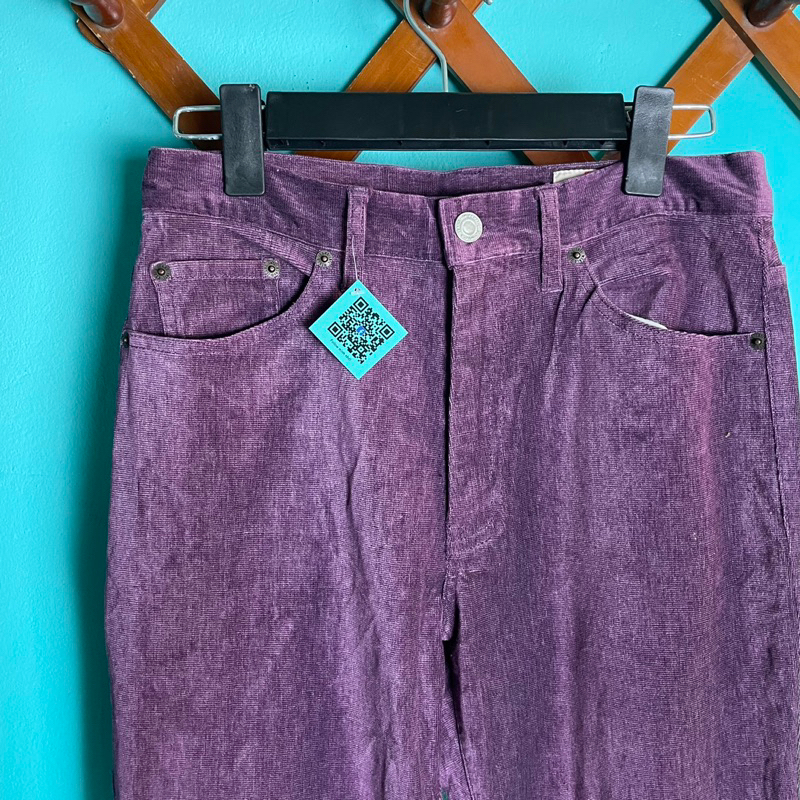 Quần nhung tăm secondhand  phong cách Retro, Vintage giá rẻ