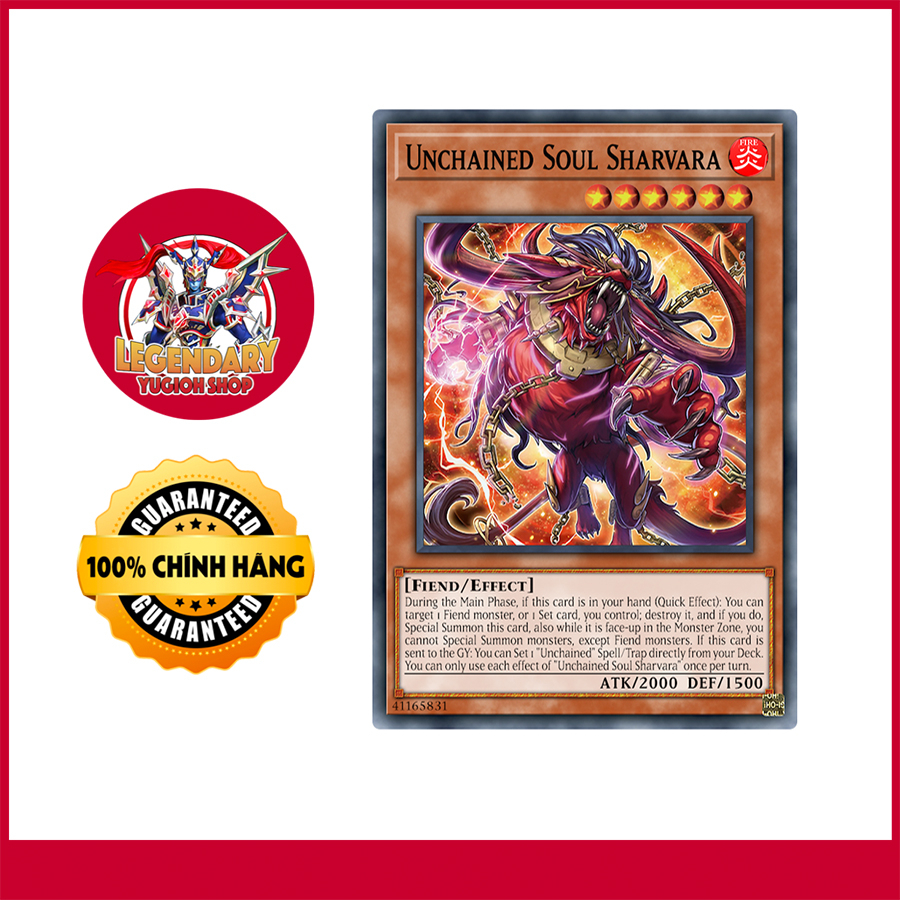 [EN-JP][Thẻ Bài Yugioh Chính Hãng] Unchained Soul Sharvara