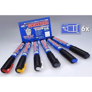 Bút kẻ bút tô chuyên dụng cho mô hình Gundam Marker Set bộ 6 màu tổng hợp