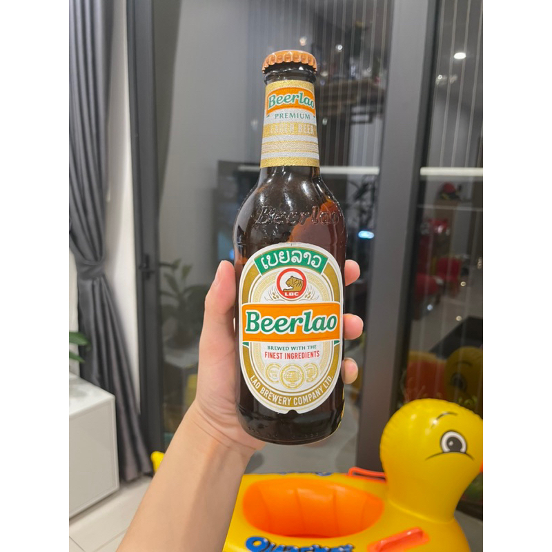 Bia Lào Vàng Chai 330ml