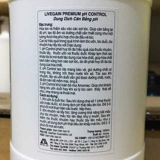 Nước cân bằng pH Control Livegain Hàn Quốc 1000ml