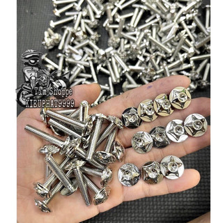 Ốc 6li30 6ly30 đầu ngôi sao inox giá 1 con