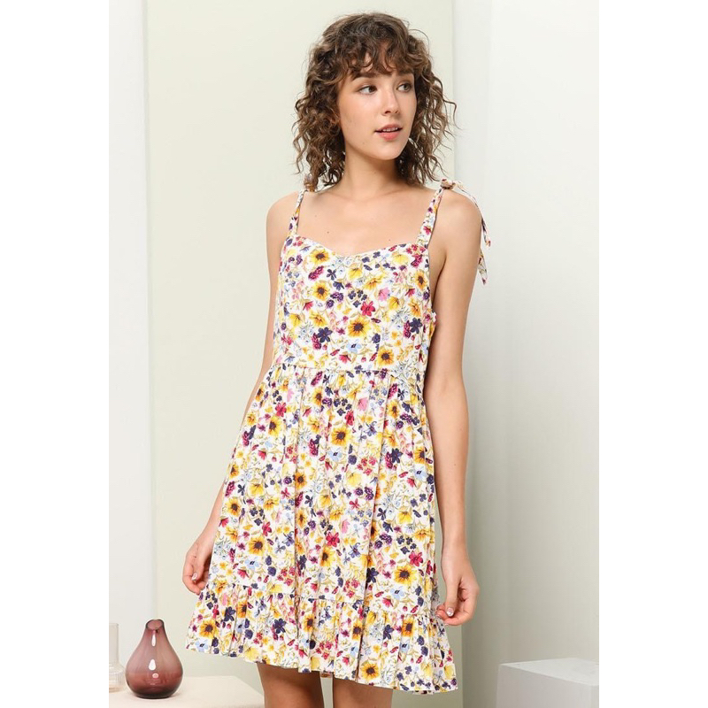 Đầm dây hoa nhí BCBG