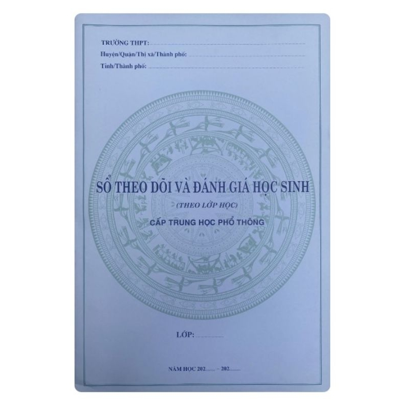 Sổ Theo Dõi Và Đánh Giá Học Sinh Cấp Trung Học Phổ Thông