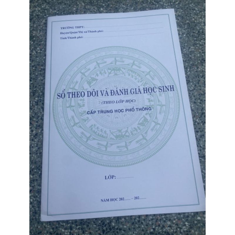 Sổ Theo Dõi Và Đánh Giá Học Sinh Cấp Trung Học Phổ Thông