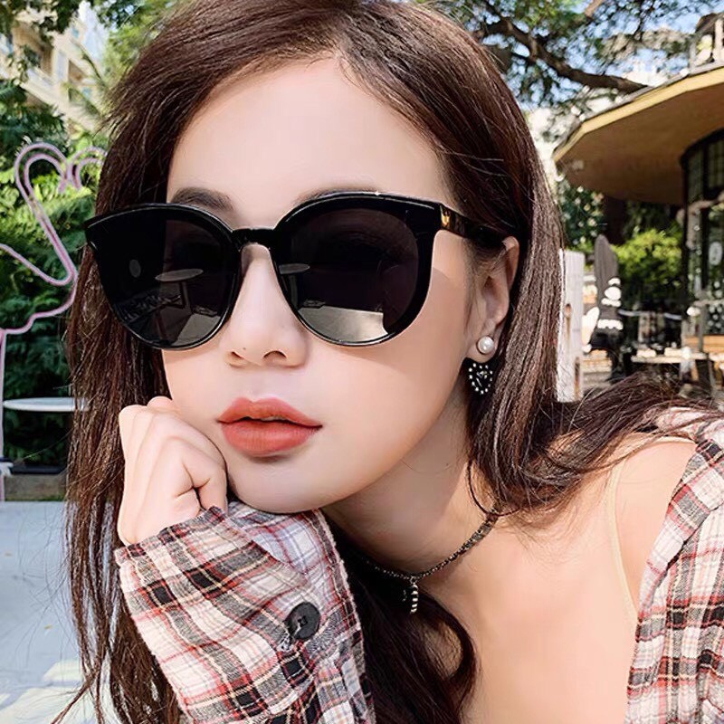 Kính râm mát thời trang nữ nam mắt kính không độ phong cách Hàn Quốc chống tia UV siêu hit hot giá rẻ MIICHI 035