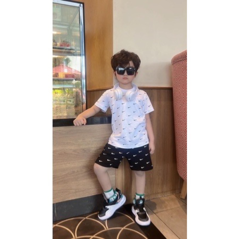 Bộ cộc tay cho bé thể thao Nik from rộng thoải mãi cá tính