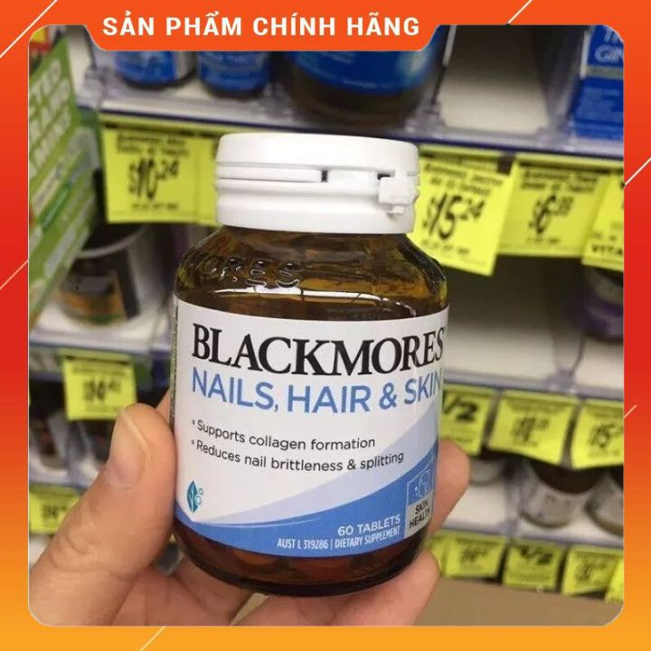 Blackmores Nail, Hair and Skin 60 viên tóc khỏe