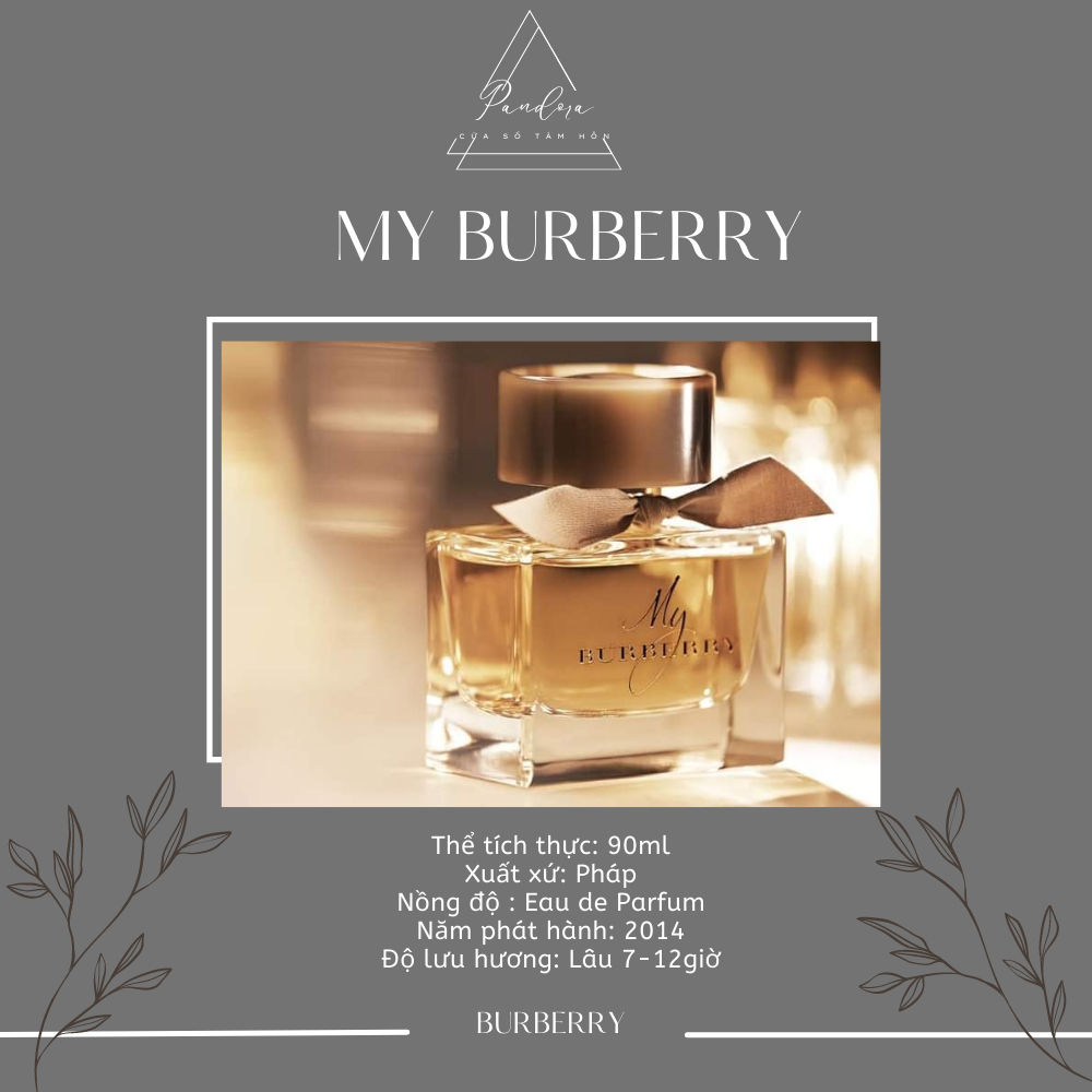 Nước Hoa Nữ My BURBERRY 90ml - Sang Trọng - Cuốn Hút