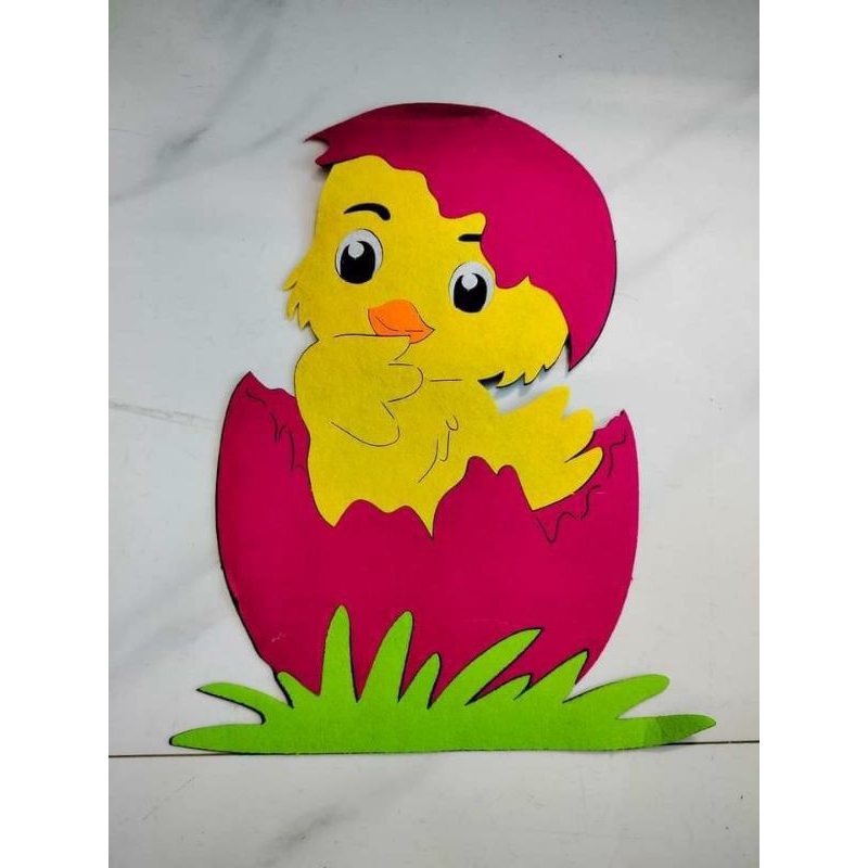 Trang trí góc mầm non, con vật vải nỉ 30-40cm
