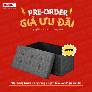 Thùng đựng đồ kết hợp ghế ngồi 72cm