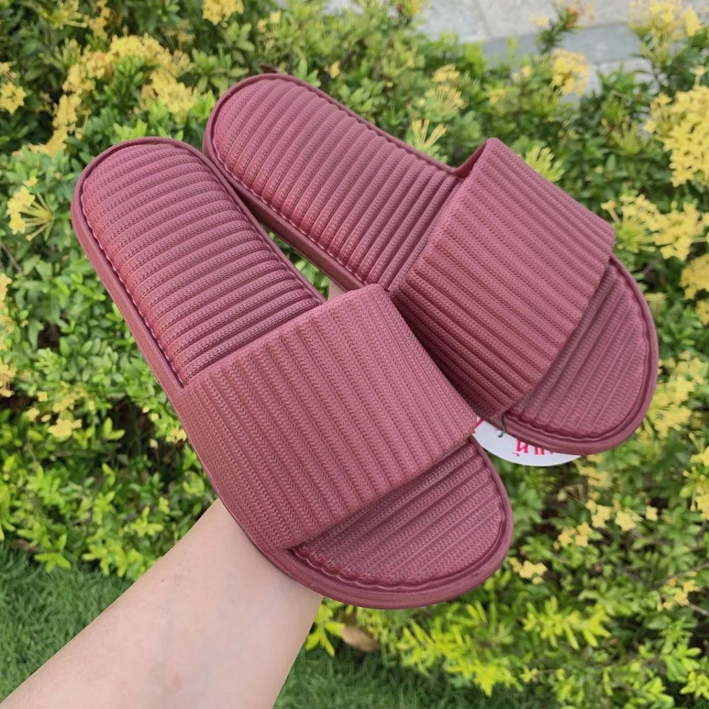 Dép nữ quai ngang Thái siêu nhẹ êm chân đi trong nhà, nhà tắm, văn phòng-TĂNG 1-2 SIZE