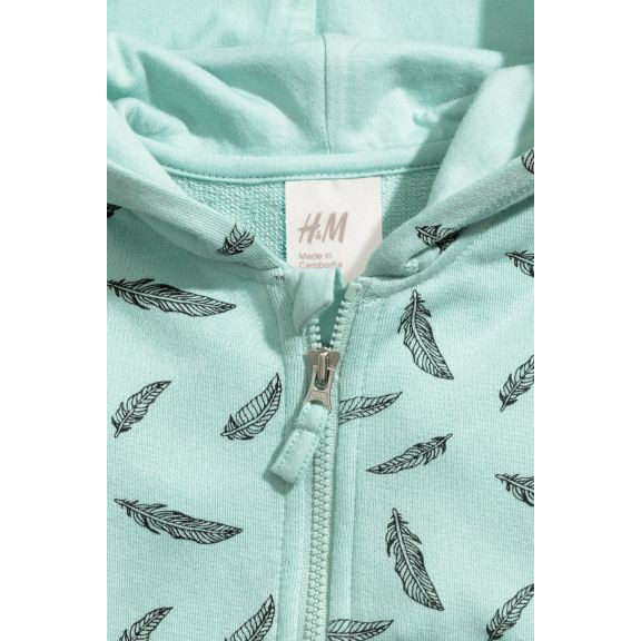 ** ÁO KHOÁC NỈ BÉ GÁI HM - MỚI 90% - BỊ LỖI NHẸ