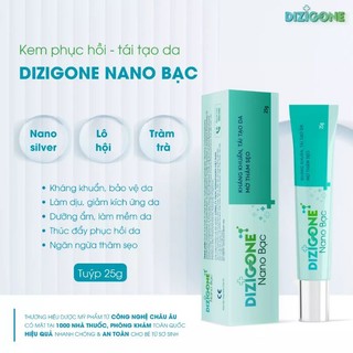 Dizigone kháng khuẩn tái tạo da mờ thâm sẹo tuýp 25g