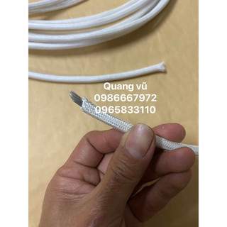 Dây điện chịu nhiệt ,bọc amiang chống cháy 1x10mm giá bán /m