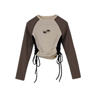 Ab house - áo croptop love dây rút