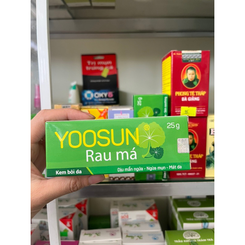 Kem bôi da YOOOSUN Rau Má - dịu mẩn ngứa, ngừa mụn, mát da 25g/tuýp