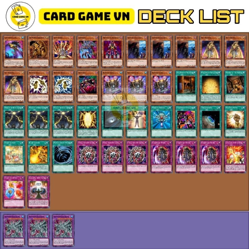 Bài YuGiOh - Hộp Thẻ Bài FullBox - Bộ 45 lá bài Structure Deck của Marik Ishtar - Card Game VN