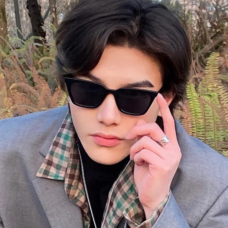 Kính râm mát Jennie Hàn Quốc mắt kính không độ chống UV400 và tia bức xạ thời trang cháy phố đẹp giá rẻ HANASO 203