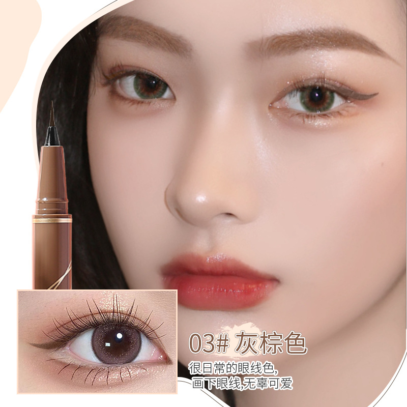 Bút Kẻ Mắt MINSHZEE Đầu Siêu Mảnh 0.05mm Mềm Mại Tự Nhiên Không Phai Lâu Trôi