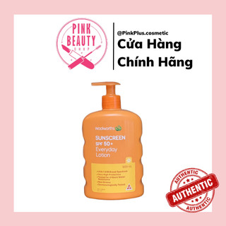 Kem chống nắng Woolworths Suncreen SPF50+ Everyday Lotion của Úc 500ml