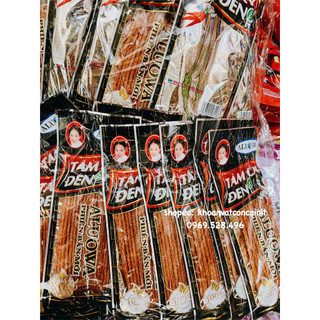 Snack tăm cay đen que cay đen aluowa gói 20gr
