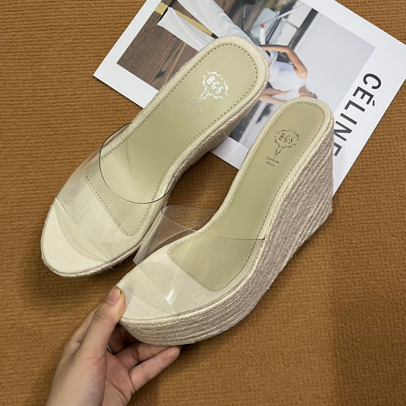 Dép xuồng cói quai trong - Hàng sẵn