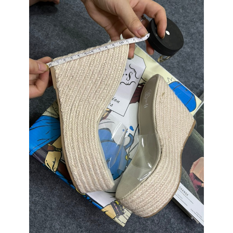 Dép xuồng cói quai trong - Hàng sẵn