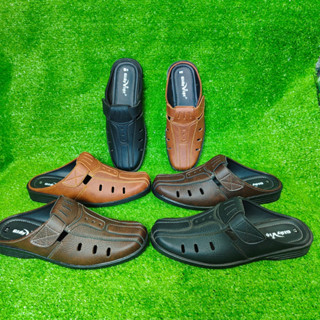 Giày sục đục lổ nam giày lười nam giày nam không gót trung niên đế khâu chắc chắn sản phẩm chuẩn size có 3 màu đen nâu