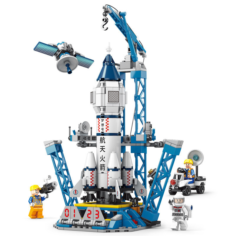 Bộ đồ chơi lắp ráp lego Tàu Vũ Trụ không gian, mô hình lắp ráp lego xếp hình phi thuyền đồ chơi cho bé