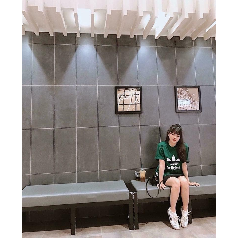 Áo phông Adidas Basic unisex rộng chất áo thun cotton nam nữ 918 Ofus