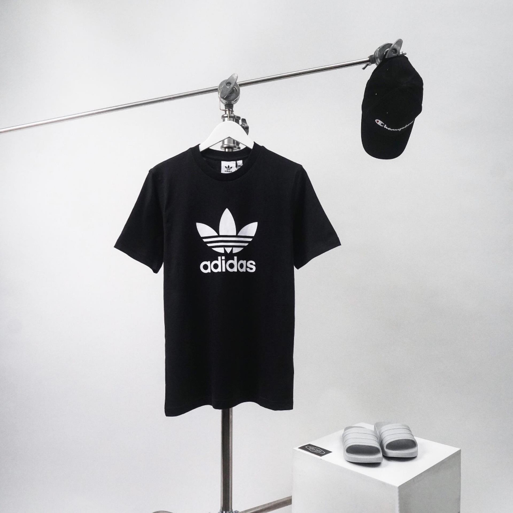 Áo phông Adidas Basic unisex rộng chất áo thun cotton nam nữ 918 Ofus
