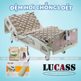Đệm hơi chống loét lucass lc389 - đệm cao cấp dành cho người già, người bệnh nằm giường lâu ngày, chống lở loét