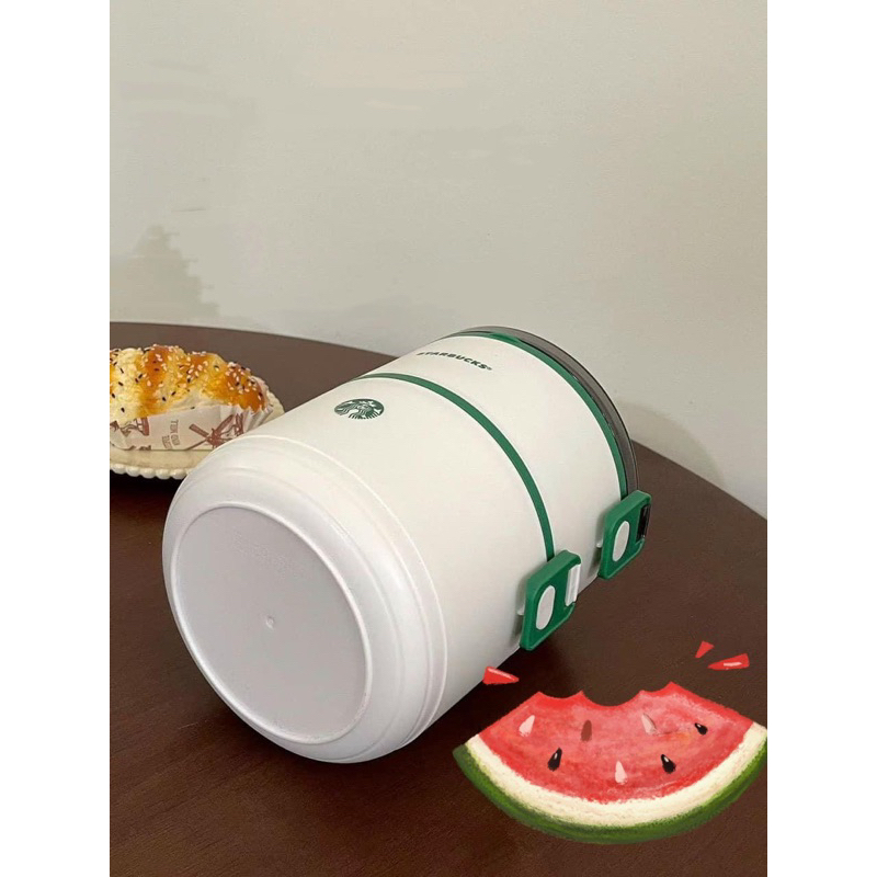 Cạp Lồng cơm Starbucks [Chính Hãng] Giữ nhiệt 6-8H 1600Ml