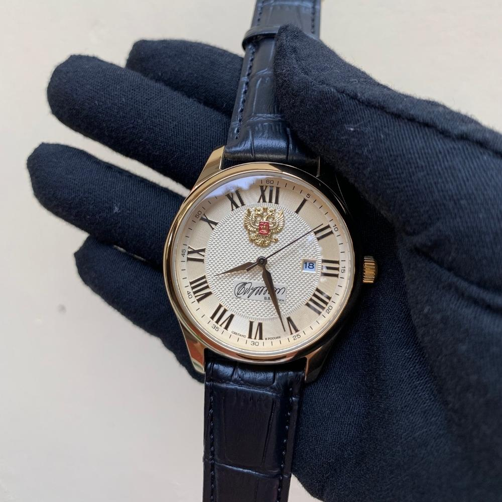 Đồng hồ nam Poljot chữ kí Putin, máy Miyota Nhật, dây da, mặt kính cong, chống nước 3 ATM - Ben Watch PNN01
