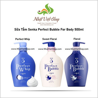 Sữa Tắm Senka Perfect Bubble For Body 500mL