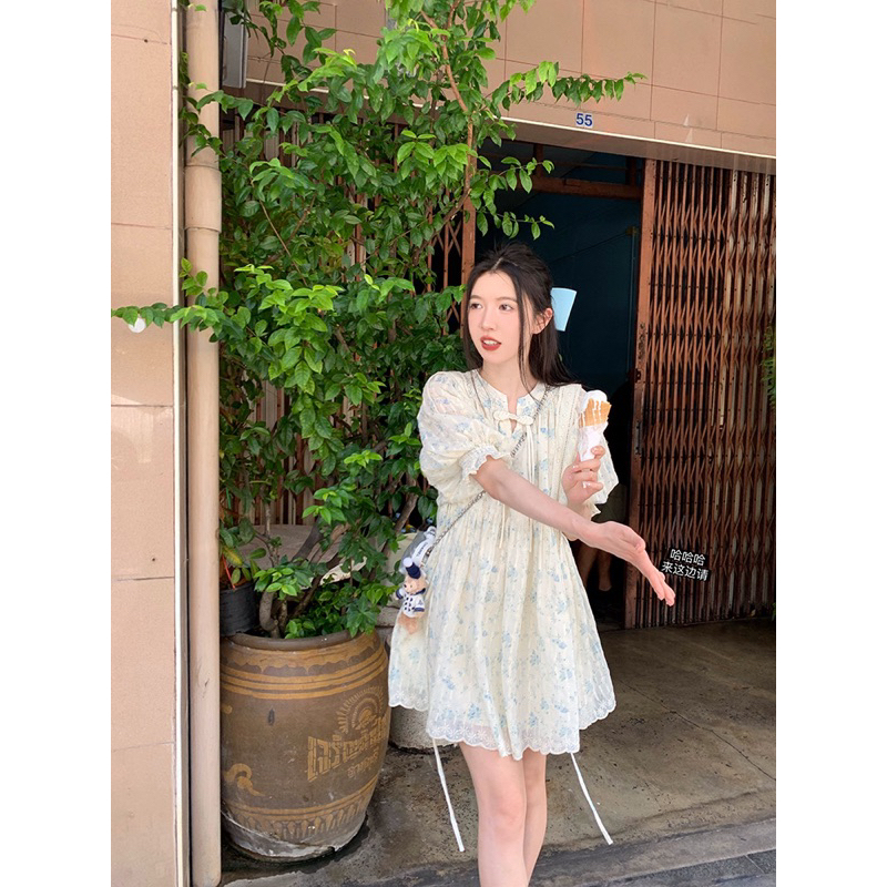 Đầm Babydoll Hoa Nhí Taobao Order