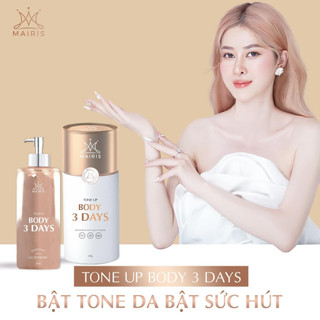 Body Truyền Trắng Tone Up 3 Days Mairis Chính Hãng, Trắng Bật Tone Sau 3 Ngày, Chống Nắng SPF 40+
