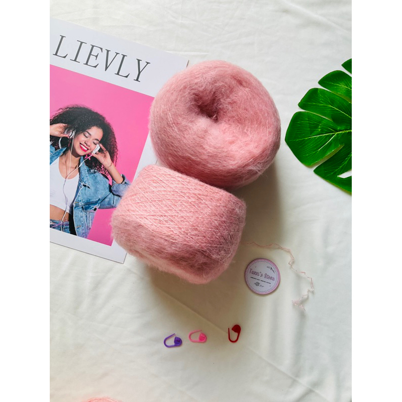 Yarn - Len Mohair Nhật - Sợi mảnh và đẹp - Siêu ấm Siêu dôi sợi