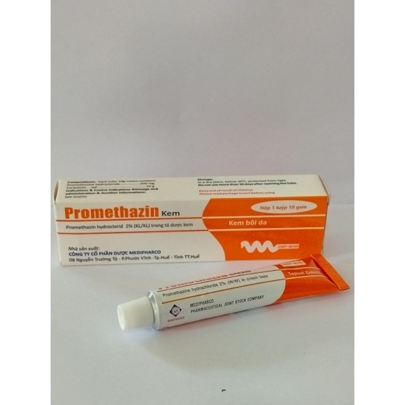 PROMETHAZIN TUB 10 G Kem bôi ngoài da giúp giảm ngứa, côn trùng cắn